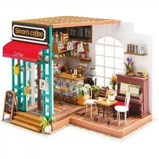 Set DIY macheta Camera in miniatura - Cafenea