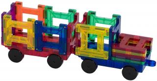 Set Playmags 20 piese magnetice - tren