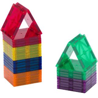 Set Playmags - 30 patrate magnetice de constructie