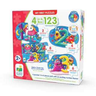 Set Primele Mele 4 Puzzle-Uri 123