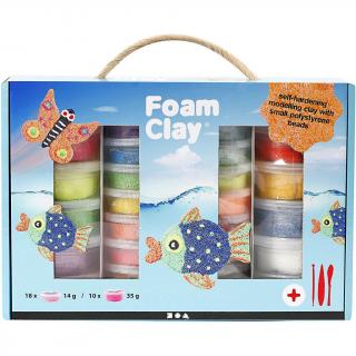 Set spuma de modelat Foam Clay, culori asortate