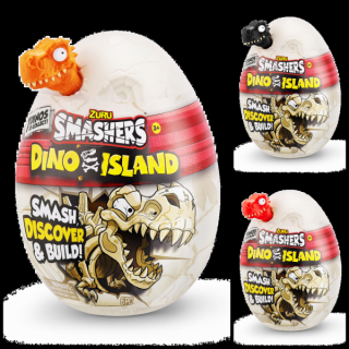 Smashers - Mini Ou surpriza cu 6 accesorii, Dino Island