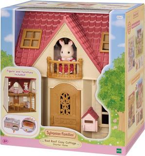 Sylvanian Families-Casuta Red Roof Cosy Cottage