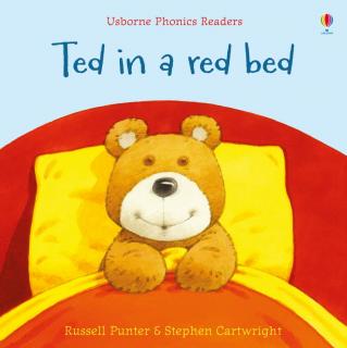 Ted in a red bed, Carte de citit in limba engleza cu cod QR