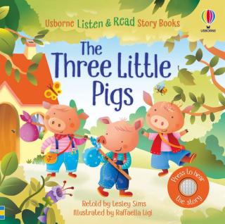 The Three Little Pigs Listen And Read, Carte cartonata Apasa si Asculta