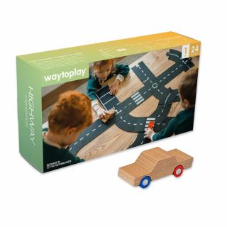 Traseu auto Waytoplay, Highway Car Edition, 25 piese