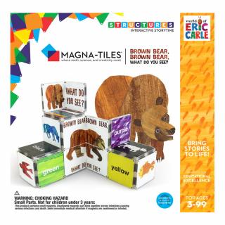 Ursule brun, tu ce vezi?, Eric Carle, Magna-Tiles Structures