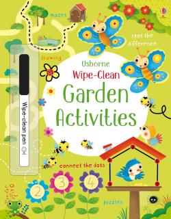 Wipe-Clean Garden Activities, Carte de activitati scrie-sterge