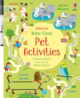 Wipe-Clean Pet Activities, Carte de activitati scrie-sterge