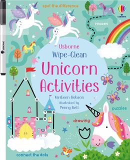 Wipe-Clean Unicorn Activities,Carte de activitati scrie-sterge