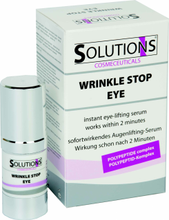 Crema Lifting Pentru Ochi Wrinkle Stop Eye, Solution Cosmeceuticals, Cu Efect Instant  Calmant, 15 ml