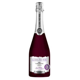 Casa Petru Cabernet Sauvignon 0.75L  Vin spumant rosu demisec dezalcoolizat