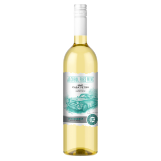 Casa Petru Chardonnay 0.75L   Vin alb demidulce fara alcool