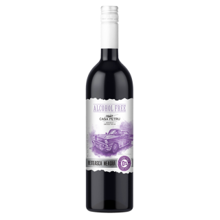 Casa Petru Feteasca Neagra 0.75L   Vin rosu demidulce fara alcool