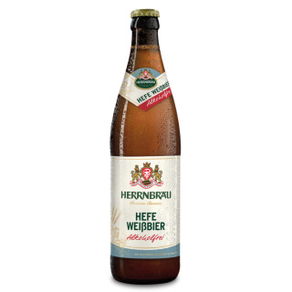 Herrnbrau Hefe Weissbier 500ml   Bere alba fara alcool