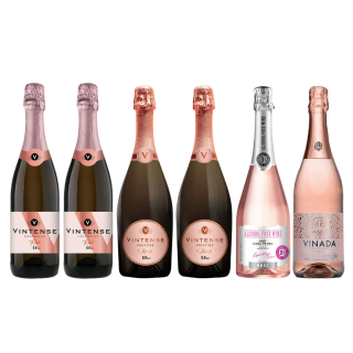 Mix Spumant Rose (multi-brand) 6 x 0.75L   Vin spumant rose fara alcool