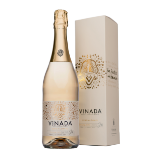 VINADA Amazing  Airen Gold 0.0% 0.75L Giftset   Vin spumant fara alcool