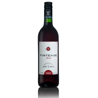 Vintense Merlot 0.75L   Vin rosu sec fara alcool