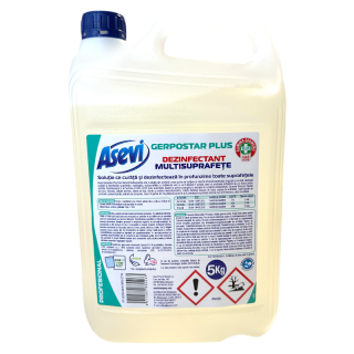 Asevi Gerpostar Plus ,   Dezinfectant Multisuprafete, 5L