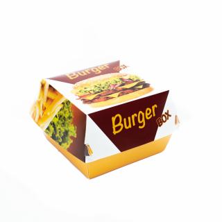 Caserole din Carton pentru Burger, Set 100 bucati