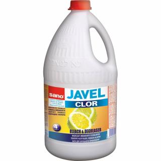 Clor, Sano Javel, parfumat cu lamaie, 4 L