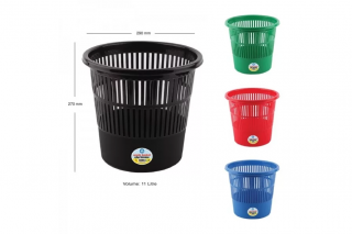 Cos Birou Plastic cu Perforatii, 11L