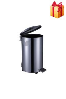 Cos de gunoi industrial cu pedala, din inox, 50 litri