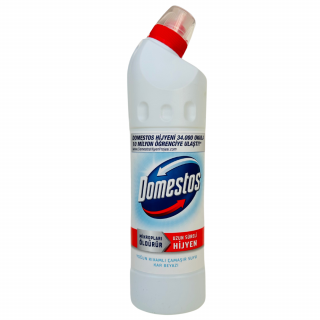 Domestos Alb 750ML, detergent dezinfectant cu efect de albire