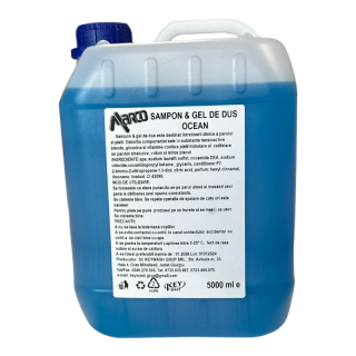 Gel de dus si sampon 2in1, Marco, 5 L, Ocean