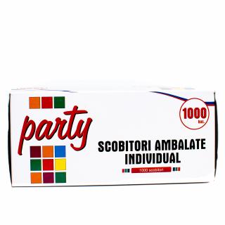 Scobitori Din Lemn Ambalate Individual, 6,5x2mm, 1000 bucati