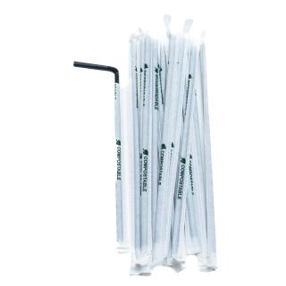 Set 400 Paie Negre Flexibile Biodegradabile si Compostabile