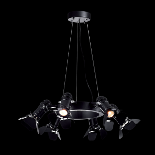 Corp iluminat candelabru metal culoare negru 6xE27 CINEMA