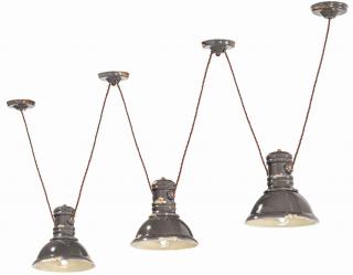 Lustra corp iluminat retro vintage tortora INDUSTRIAL C1692