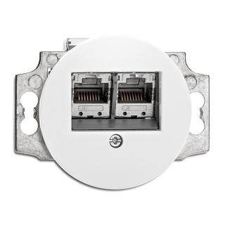 Priza retea internet portelan alb aparataj PORCELAIN