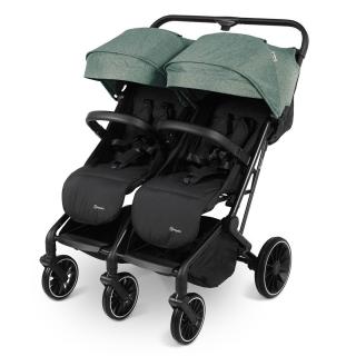 BabyGo - Carucior pliabil pentru gemeni GoTwice, Green