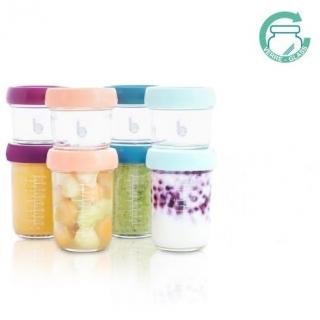Babymoov - Set 8 boluri gradate din sticla, 100 ml   220 ml