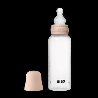 BIBS - Set complet biberon anticolici, 270 ml, Silicon, Blush