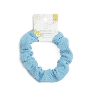 Elastic de par Scrunchies pentru fetite, Melvelo - Baby Blue