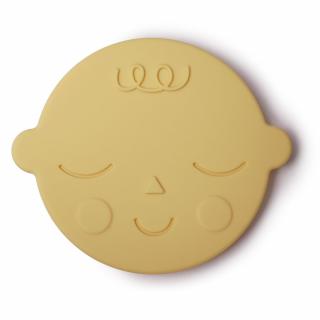 Jucarie Dentitie Mushie - Face Banana Cream