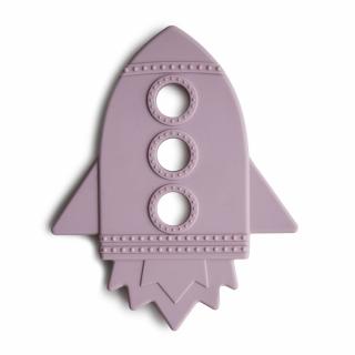 Jucarie Dentitie Mushie - Rocket Soft Lilac