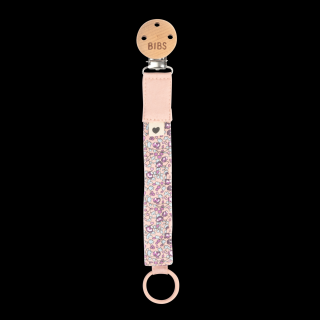 Lantisor clip pentru suzeta, textil, BIBS x LIBERTY - Eloise Blush