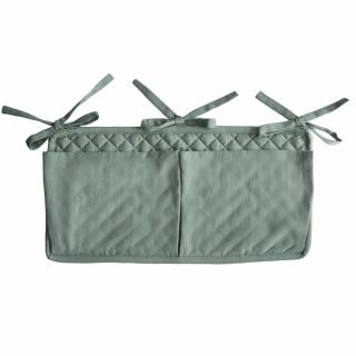 Organizator cu buzunare pentru patut Mushie - Roman Green