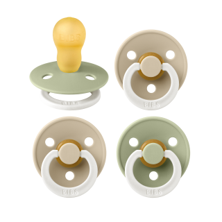 Pachet Special 3 Suzete Bibs Fosforescente Colour + 1 GRATIS, 18+ Luni