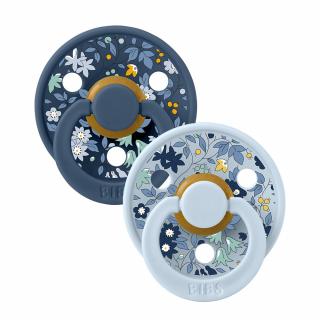 Set 2 suzete BIBS x LIBERTY, Colour Chamomile Lawn - Baby Blue   Steel Blue