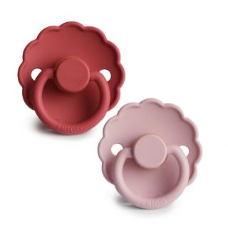 Set 2 suzete Frigg - Scarlet   Baby Pink