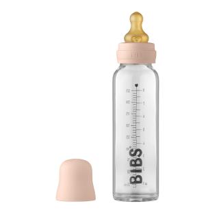 Sticla lapte anticolici cu biberon din latex - Set Complet Bibs - Blush - 225 ml (flux scazut)