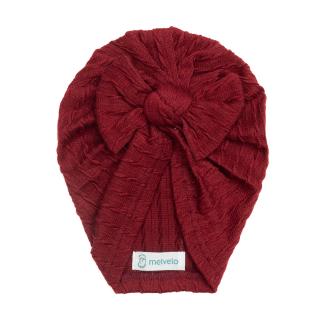 Turban bebelusi cu funda, bumbac, Knitwear - Ruby