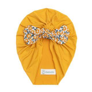 Turban bebelusi cu funda, poliester, Melvelo, Flower - Honey Bee