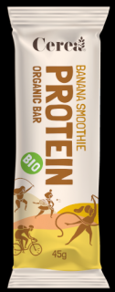 Baton PROTEIN BANANA SMOOTHIE 45 g, bio, fara gluten