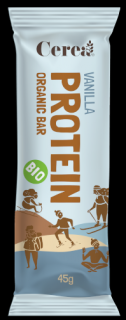 Baton PROTEIN VANILIE 45 g, bio, fara gluten